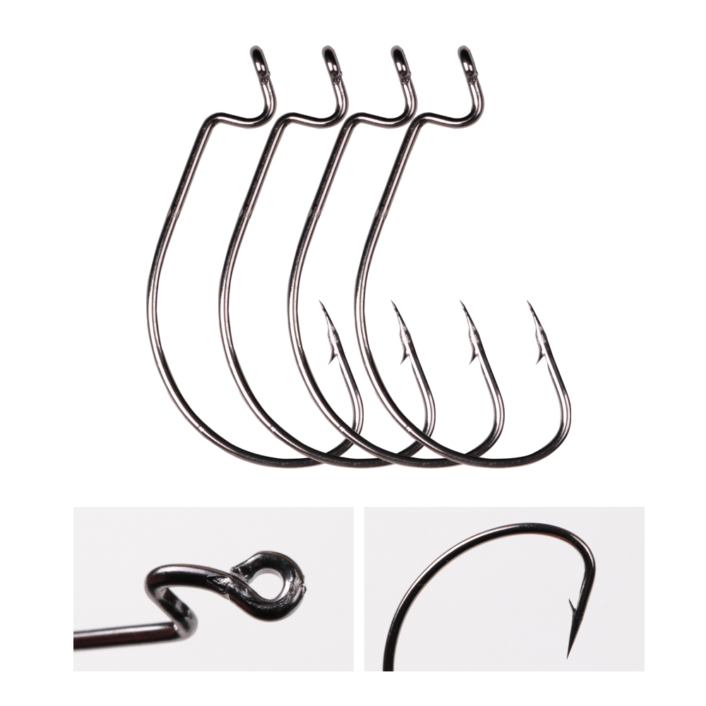 10 개/몫 탄소 강철 낚시 후크 지그 크랭크 큰 저음 - Fishing Hook Offset 리뷰 및 가격