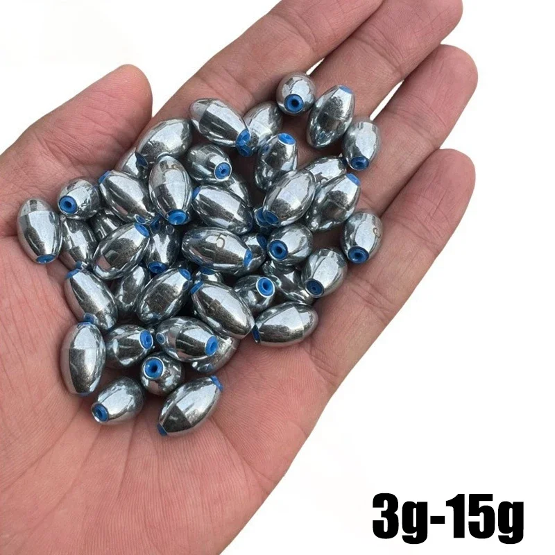 10개/세트 합금 속이 빈 올리브형 낚시 싱커 3g/4 - Fishing Hook Offset 리뷰 및 가격