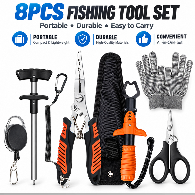 다용도 낚시용 플라이어 세트: 물고기 입을 잡는 도구, - Fishing Hook Remover 리뷰 및 가격