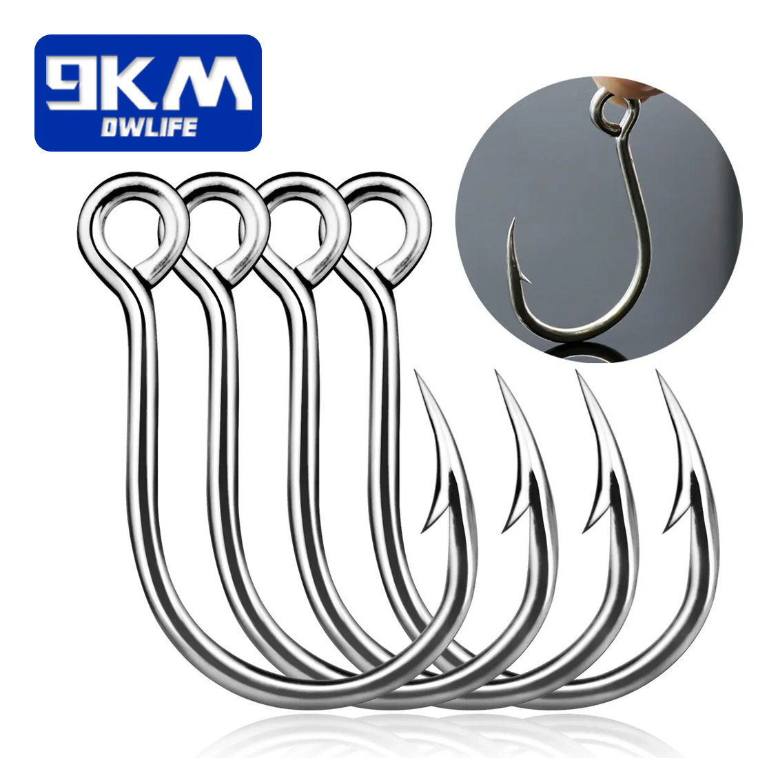9KM 낚시 후크 25Pcs 지그 후크 인라인 잉어 낚 - Fishing Hook Offset 리뷰 및 가격