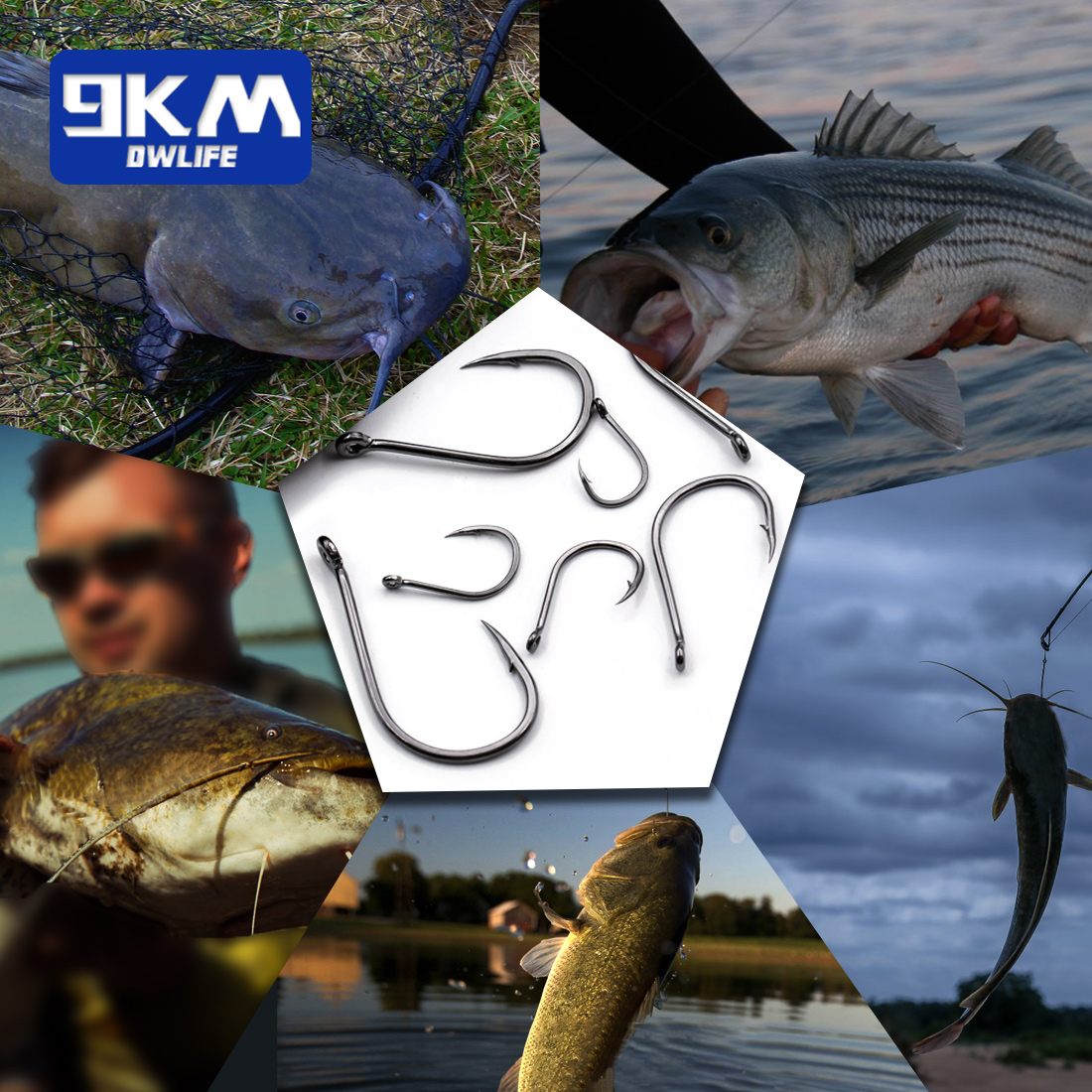 9KM 이세아마 낚시 바늘 50~200개 잉어 낚시 바 - Fishing Hook Assortment 리뷰 및 가격